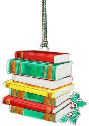 Newbridge Silverware LS215 Book Stack Christmas Tree Decoration