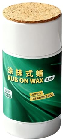 Frotar sobre cera de snowboard, protección de larga duración, 75 g, cera de esquí, cera de snowboard, deslizamiento de campo traviesa, ideal para esquí, snowboard, viajes al parque