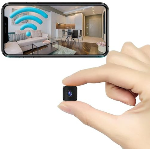 Mini Indoor Security Camera Wireless Home Small Outdoor WiFi Pet Cameras,2026 1440P HD Tiny Nanny Cam, Wide Angle,Night Vision,Home Indoor Outdoor Camara, No Need WiFi Camaras,For House Security