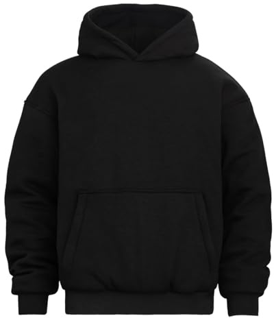 Mycl Turell Motorrad-Hoodie Oversized - Motorradjacke Herren - CE Protektoren, DuPont™ Kevlar® Verstärkung, Motorrad Jacke Männer - Motorrad Hoodie Schwarz - Biker Hoodie - Stylisch & Sicher (XXL)