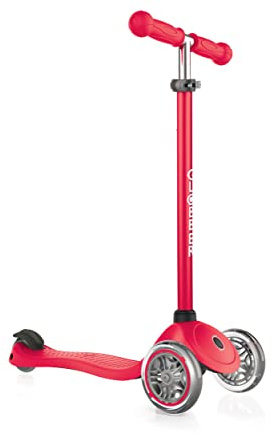 Globber Primo – Tretroller Kinder, 120/80 mm, ABEC 5, 3-rädrig, höhenverstellbar
