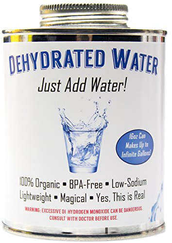 Witty Yeti Dehydrated Water 16oz Can. New Formula! Essential Camping & Survival Supply. Funny Gag Gift & Adult Stocking Stuffer for Men & Women. Hilarious Novelty & Practical Joke.
