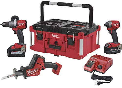 Milwaukee 2997-23PO M18 Fuel 3 Werkzeug-Kombi-Packout-Kit