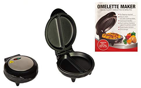 Highliving Electric 750W Omelette Maker Frying PAN Egg Cooker Breakfast Non Stick, 750 W