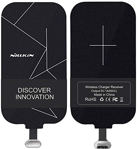 Ultra Thin Qi Wireless Charging Receiver for iPhone 6 Plus 6S Plus 7 Plus | Universal Qi Receiver with iPhone 6P/6SP/7P; Compatible with All Wireless Charging Adapter, Old iPhone to Support