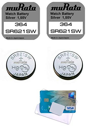 Murata (tidigare Sony) Knappcell SR 621SW/364, 0% kvicksilver