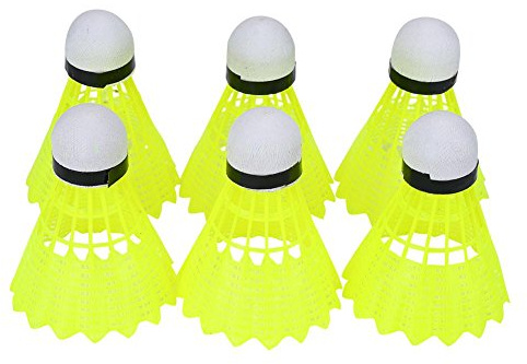 MAGT Badminton Bälle Badminton Federball, 6St./Set Professionelles Nylon Badminton Ball Federball Federball Outdoor Sporttraining Zubehör