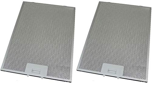 Cooker Hood Metal Mesh Grease Filters Pack of 2 compatible with AEG Beko