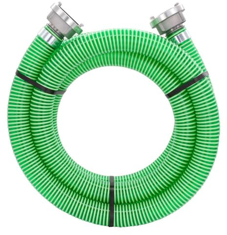 Valekna FLEXTUBE GR 51mm (2 Zoll) + Storz C - Ansaugschlauch / Saugschlauch, Länge 9m, Grün
