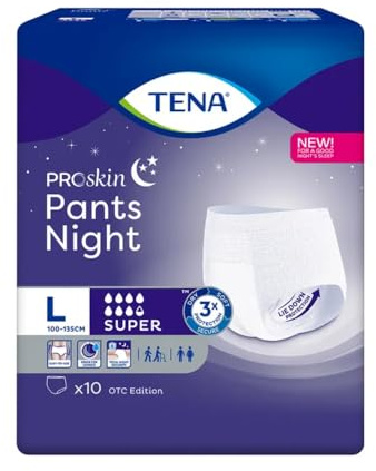 Tena Pants Night Super Large - 4 Pack à 10 Protektoren
