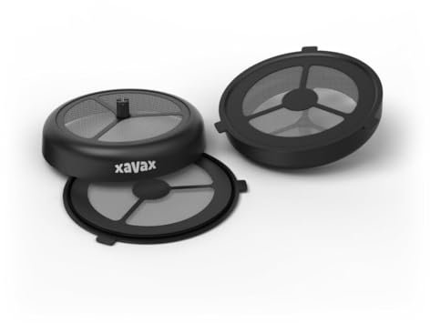 Xavax Lot de 2 dosettes permanentes (pour machines à café Philips Senseo et machines à café similaires, filtre à dosettes pour poudre de café, thé en vrac, dosettes rechargeables, filtres à café)