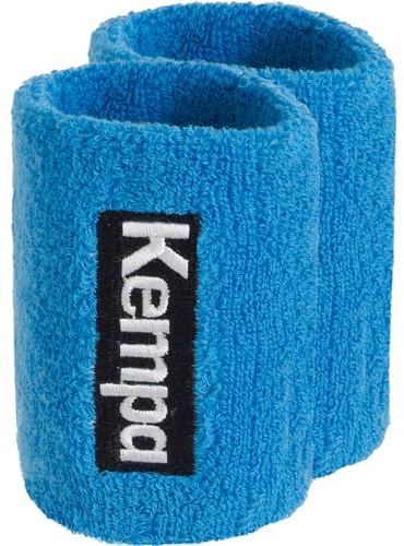 Kempa Schweißbänder (1 Paar) schwarz, rot, weiß oder blau Farbe Blau
