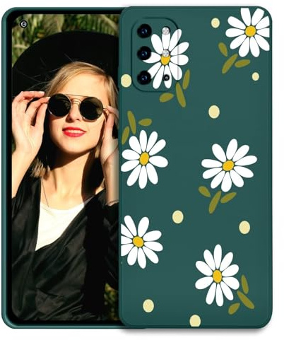 POUHYE Handyhülle für OnePlus 8T 5G Hülle, Weiche Schlanke Silikon TPU Schutzhülle mit Kamera Schutz, Tough stoßfest OnePlus 8T 5G Telefon Case Dunkelgrün