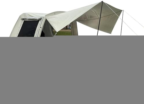 SUV tältfastsättning för camping, Oxford hopfällbart 4-personers tält med skärmrum för camping, biltält baklucka skugga markistält för utomhusbilar