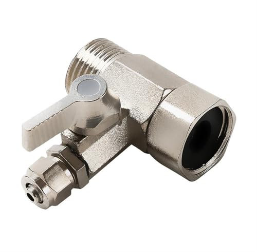 UGGOVXWZH 1 Stück 1/2'' bis 1/4'' oder 3/8'' Rohr Dreiwege-Kugelhahn(1/4)