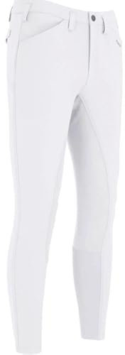 Pikeur Herren Reithose Rossini FFL Weiss Turnier Vollbesatz Midwaist Flex Faux Leather 17_Groessen:44