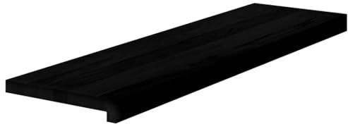 vidaXL Treppenstufen 8 STK. Dunkelbraun 90x30x2 cm Massivholz Eiche, Treppenstufe für Holztreppen, Treppenstufe Holz, Fenstersims, Treppenstufe Eiche