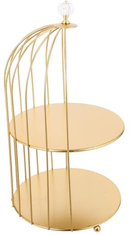 BESTYASH Support de Gâteau Vintage pour Mariage Présentoir à Cupcakes Élégant pour Desserts Gâteaux