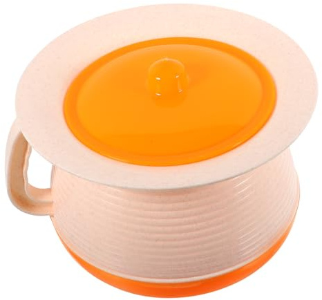 WRITWAA Baño para Portátil Orinal de Plástico Tapa Escupidera Infantil para Uso Doméstico y Viajes