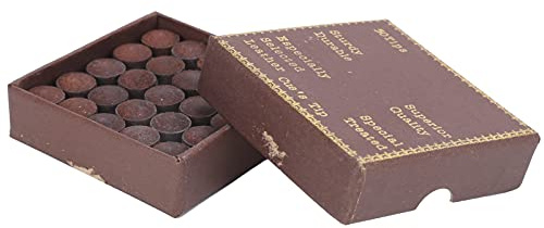 Xyntor 10mm Snooker Cue Tips | 50pcs Choice Red Leather Pool Cue Stick Tips for Billiards/Eight Ball/Snooker | High - Density Control & Non - Skid Design