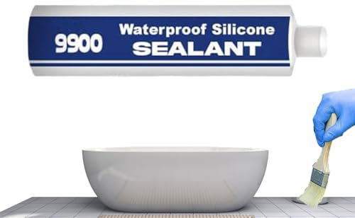 Mastic d'étanchéité 9900 - Colle adhésive multi-usages - Forte adhérence pour marine, fenêtre, carrelage, sol, toit, salle de bain, béton, et projet de construction en général