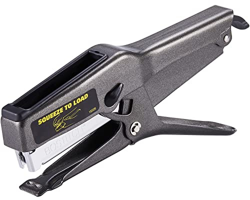Amax 02245 Plier Stapler 2-45 Sheet Cap. Uses B8 Staples Black