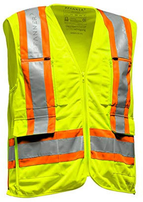 Pfanner Zipp4Fit Warnweste Farbe neongelb-leuchtorange