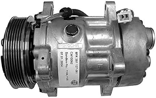 MAHLE ACP 360 000S Compresseur de clim SD7V16 PAG 46 R134a Compatible avec PEUGEOT 206 3/5 portes 2A/C 306 3/5 portes 7A, 7C, N3, N5 Partner I Van 5, G, CITROËN Berlingo/Berlingo First I MF, GJK