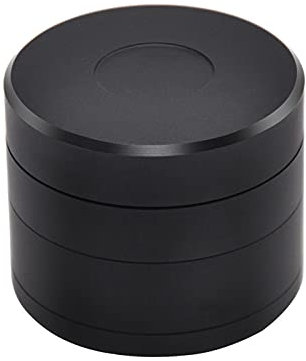 JIXIN 4 Piece Herb Grinder 2.48 Inch Metal Sharp Teeth And Scraper,Black