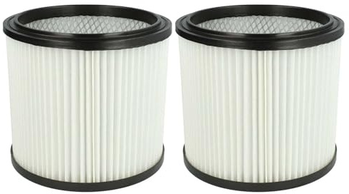 vhbw Set 2x Replacement Filters compatible with Parkside PNTS 1500(A1/B1/B2) Wet and Dry Vacuum Cleaner - Cartridge Filter