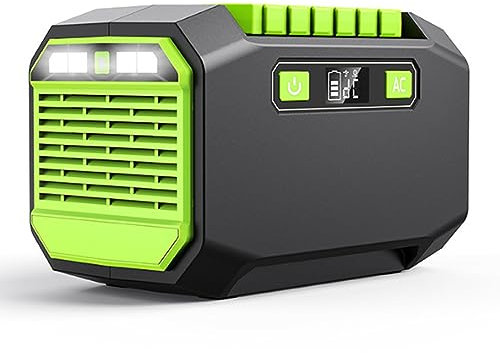 XGXHIN Stazione di Alimentazione Portatile da 150 W, Batteria al Litio di Backup Portatile da 110 V / 220 V, Generatore Solare con Luce Ca/CC/LED, per Emergenza Campeggio Avventura All'aperto