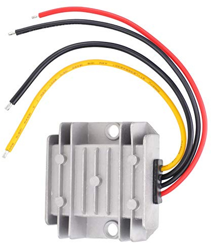 Convertidor de Corriente CC Adaptador de 24 V A 12 V Módulo de Fuente de Alimentación Conmutada de 10 A, Resistente Al Agua y A los Golpes, Componentes Importados, 96% de