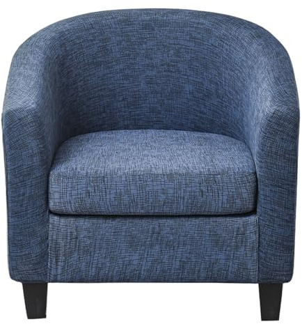 Meigeh Funda de Sillón Chesterfield Tullsta Elástica Funda de Sofa 1 Plaza Funda para Sillón de Club Tullsta Gris