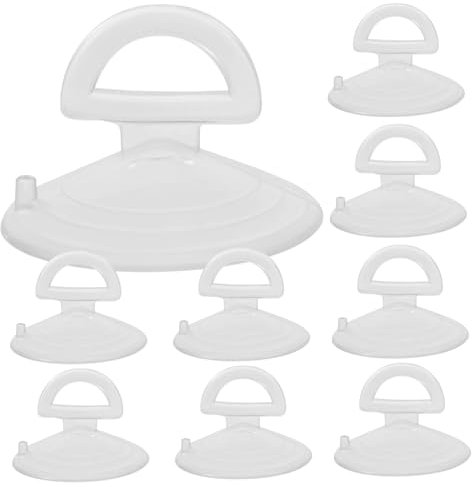 SEWOART 10pcs Silicone Suction Cup Light Bulb Extractor Set, 35mm Suction Cups for Recessed Light Bulb Removal and Replacement Tools, Reusable Lamp Remover for Home Lighting Maintenance