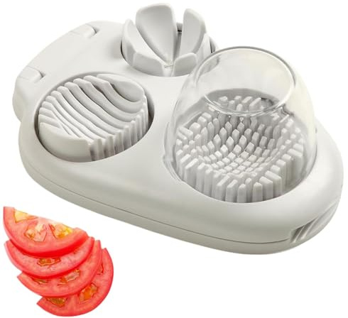 Affettatrice per uova, in acciaio, multifunzione, accessorio da cucina sicuro per cucina, catering, feste, eventi