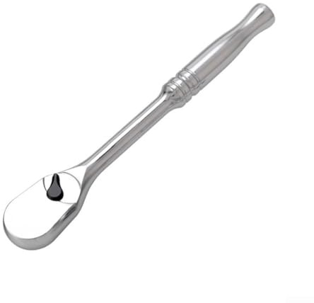 120 Tooth Quick Ratchet Wrench Socket Efficient Tool for 1/4'', 3/8'', 1/2'' Drive Applications (9.5mm)