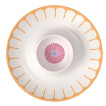 Villeroy & Boch – Fleur coquetier, dimensions : env. 11,5 נ11,5 נ3 cm, multicolore, lave-vaisselle et four à micro-ondes, décor floral, porcelaine Premium
