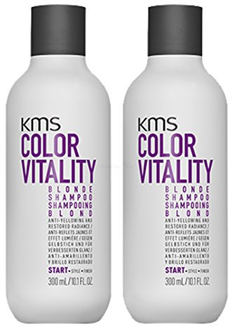 KMS California COLORVITALITY Blonde Shampoo 300ml x2 = 600ml - NEU