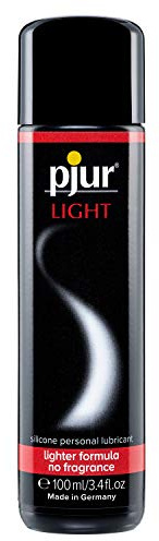 pjur LIGHT - Gleit- & Massagegel auf Silikonbasis - leichte Formulierung für extra lange Gleitfähigkeit und mehr Spaß beim Sex (100ml)