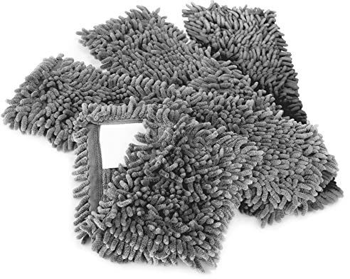 com-four® 4X Ersatz-Bezug für Bodenwischer, Wischbezug aus Microfaser