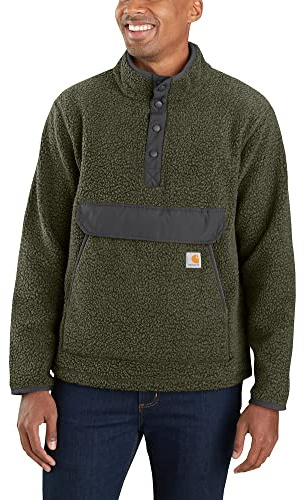 Carhartt Fleecetröja ledig passform fleecejacka för män