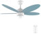 Cecotec Ventilador de Techo con Luz EnergySilence Aero 4260 Sky. 40 W, Motor DC, Diámetro 42” con 5 Aspas Reversibles, Luz LED, Mando a distancia, Temporizador, 6 Velocidades
