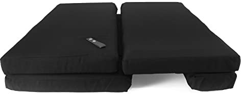 OMAC Camper Bett Fahrerhausbett Matratze kompatibel mit Ford Transit 2006-2014 Polyester Schwarz