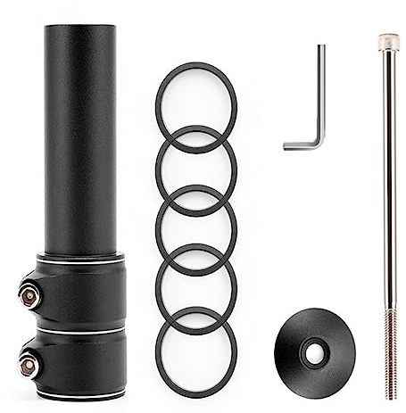 HOUSON Fahrrad Vorbau Höhenadapter, Fahrradlenker Erhöhung Lenkererhöhung Vorbauten Lenkererhöhung Gabelschaftverlängerung für 28.6mm Radsport MTB Mountainbike