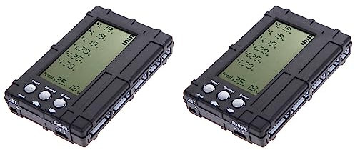 reamhome 2X 3 in 1 LCD RC Battery Discharger Balancer Meter Tester for 2-6S -Fe Battery Voltage Meter
