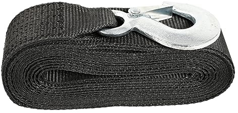 smileracing 2 x 20' 10000Lbs Boat Trailer Winch Strap with Hook Bow Boat Winch Strap Replacement for Hand Crank Trailer Heavy Duty Towing Boat Trailer Straps