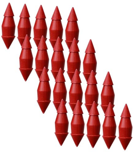 OFFSCH Lot de 50 Bouchons D'irrigation Goutte-à-Goutte en Plastique Rouge pour Jardinage, Bouchons pour Trous de Tubes D'irrigation, Usage Extérieur et Blocage