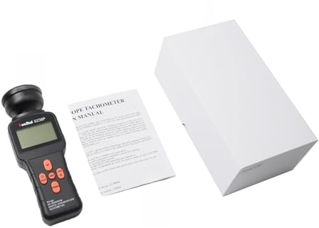 Tacómetro de estroboscopio de contacto digital 623 8p LCD Medidor de revolución fotoeléctrica sin contacto Flash 60-39999 Rpm Probador de SpeedMeter