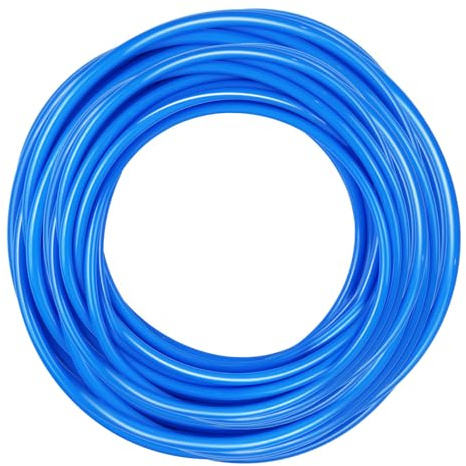VerRich Pneumatic Tubing Pipe PU Hose Blue 8mmOD x 5mmID 32.8FT 10M | Flexible PU Polyurethane Air Hose Line Tube for Air Compressor Transfer,Tubing Hose Pipe Line Fluid Transfer