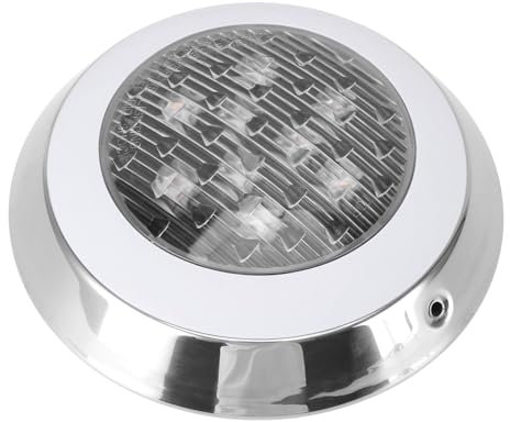 Luci per Piscina Fuori Terra, Luci per Piscina a LED per Piscina Interrata Lampada da Parete per Piscina in ABS 24V, Luce per Piscina Subacquea a LED, Luce per Piscina